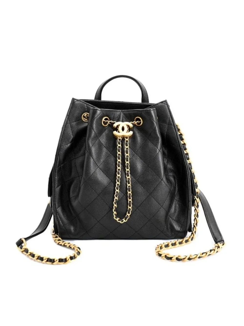 Chanel Backpack Am Black